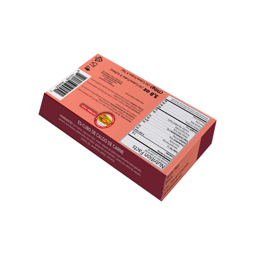 Caldo sabor a res YEYA (5 x 110 g / 3.8 oz) - Miniatura 2