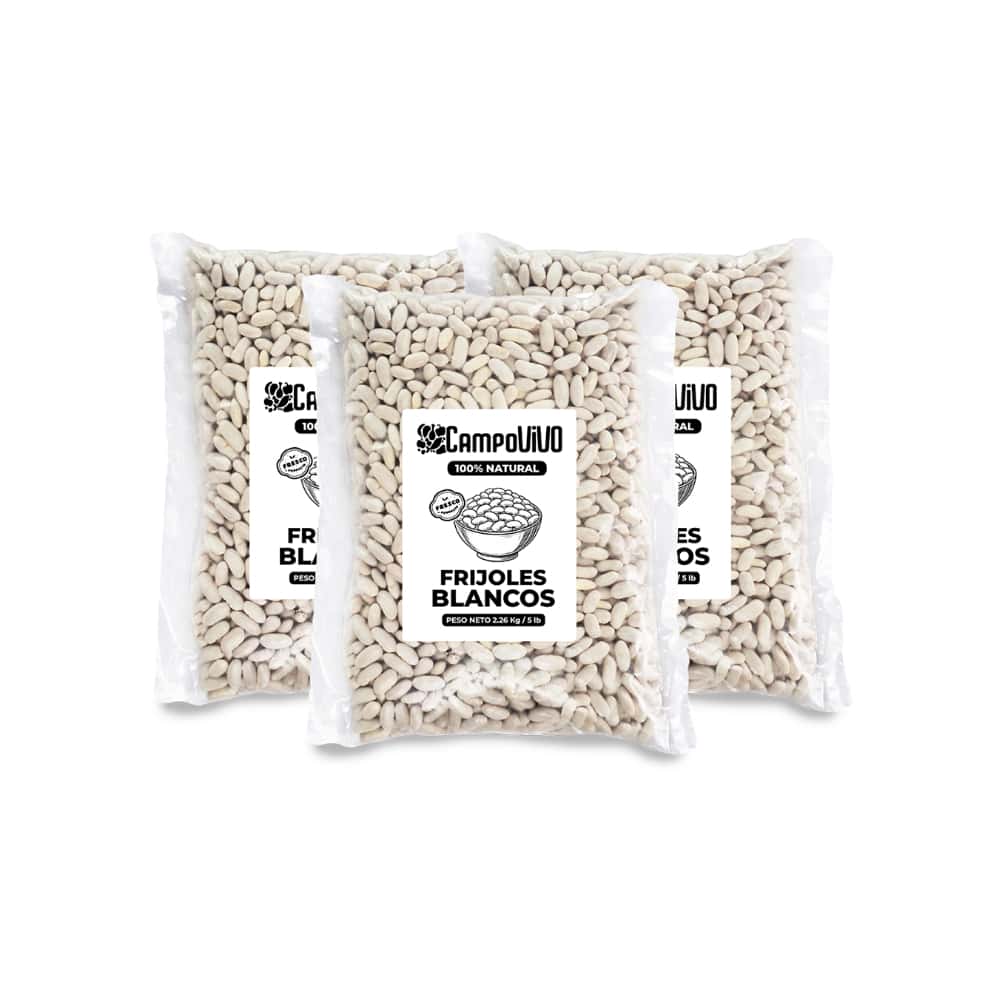 Frijoles blancos Campo Vivo (3 x 2.26 kg / 5 lb) - Miniatura 1