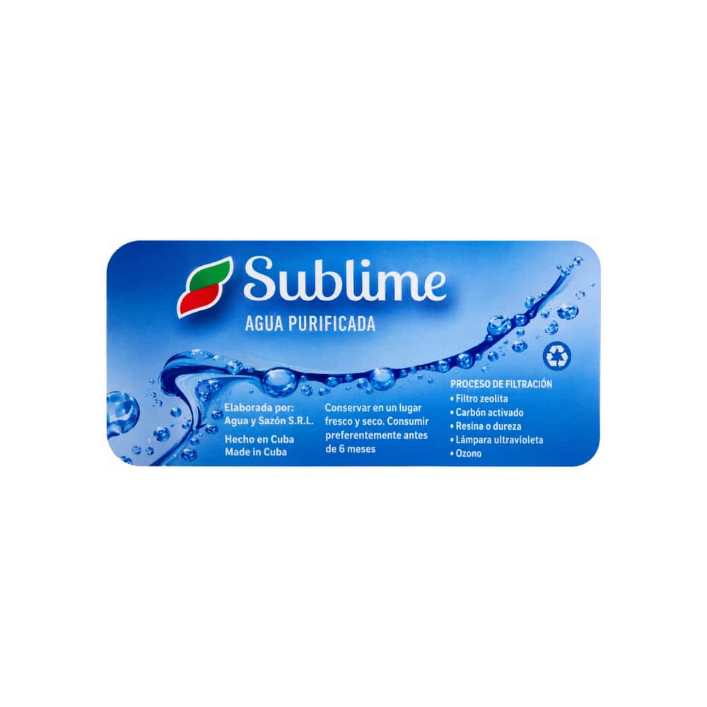Agua purificada Sublime (1.5 L) - Miniatura 2