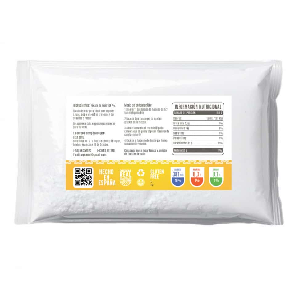 Maicena Cosecha Real (8 x 1 kg / 2.2 lb) - Miniatura 2