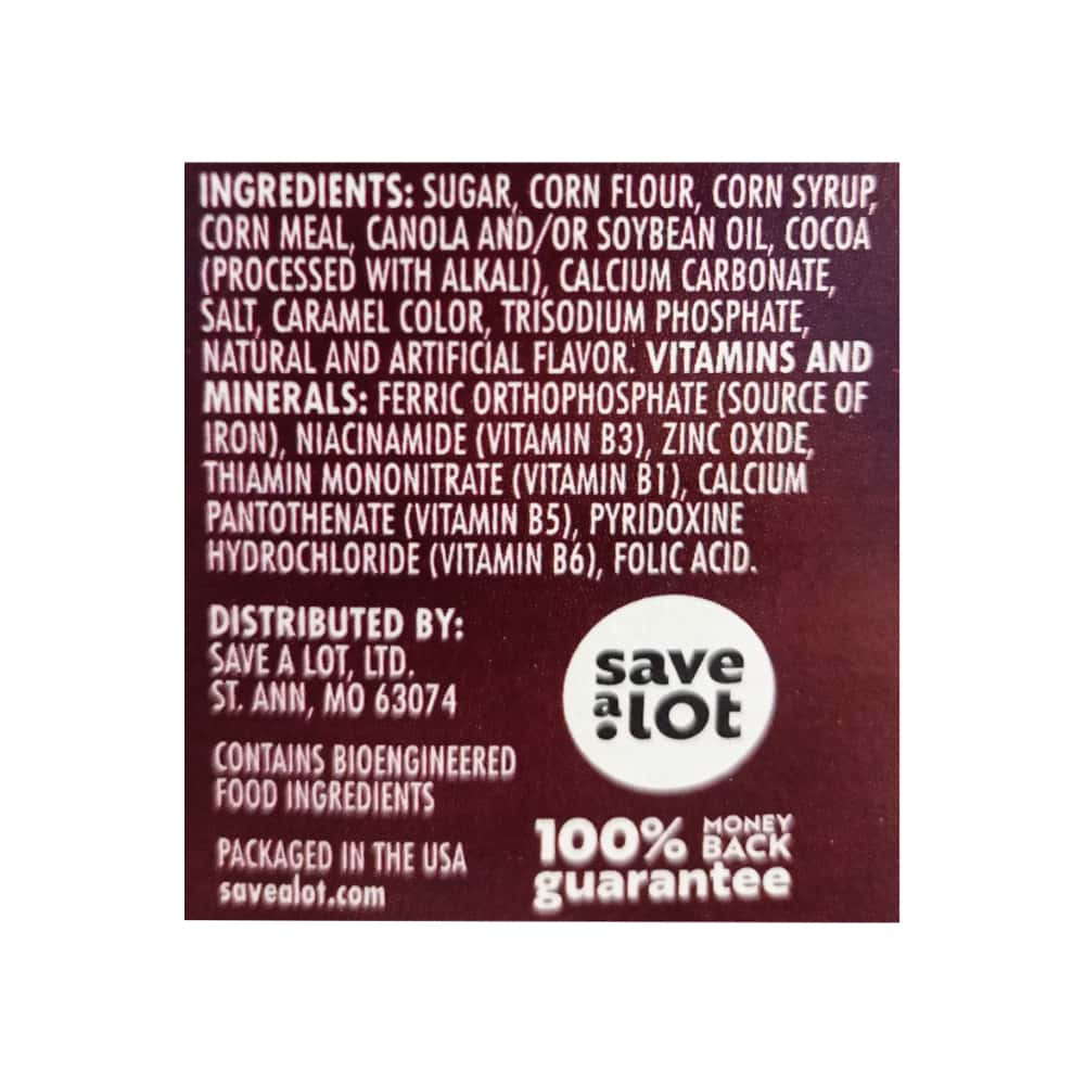 Cereal de maíz con sabor a chocolate endulzado natural y artificialmente Kiggins (326 g / 11.5 oz) - Miniatura 4