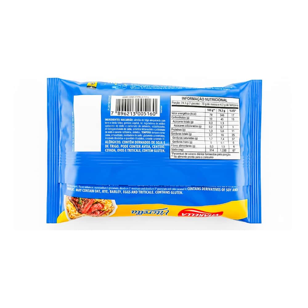 Sopa de fideos instantánea sabor a res Vitarella (74.3 g / 2.62 oz) - Miniatura 2