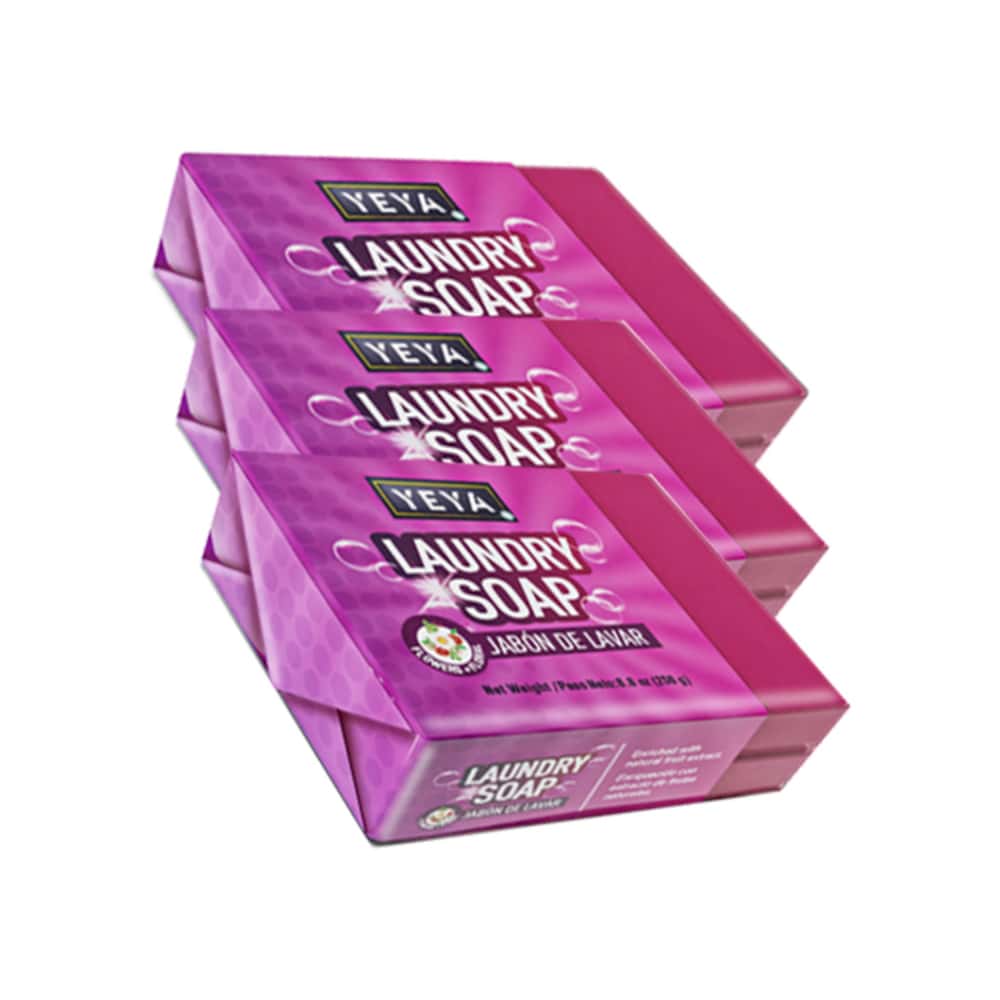 Jabón de lavar con aroma floral YEYA (3 x 250 g / 8.8 oz) - Miniatura 1