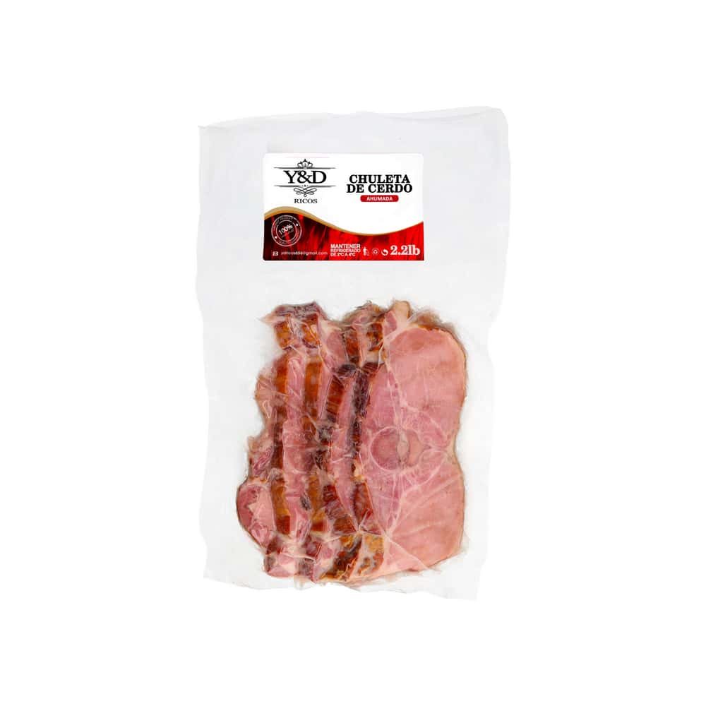 Chuleta de cerdo ahumada Y&D Ricos (1 kg / 2.2 lb) - Miniatura 1