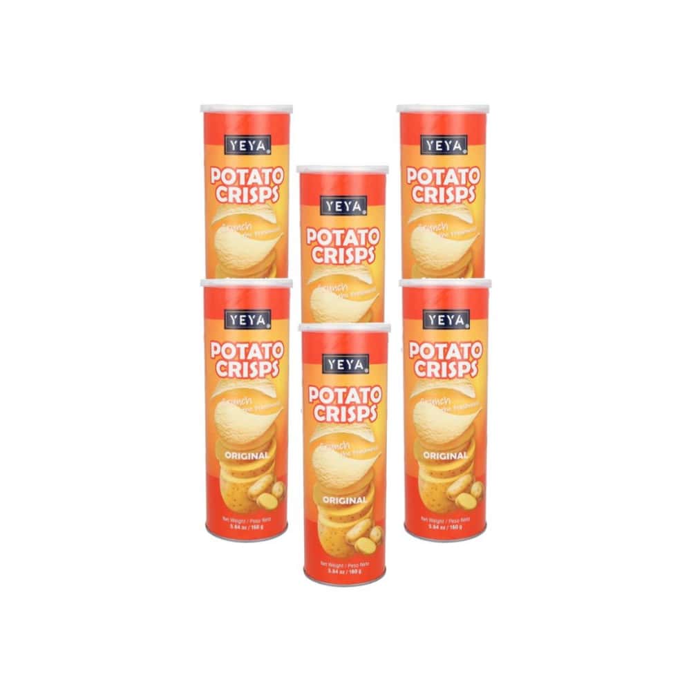 Papas fritas crujientes sabor original YEYA (6 X 160 g / 5.64 oz) - Miniatura 1
