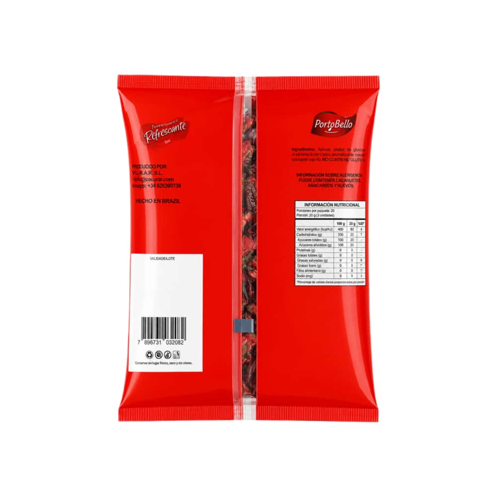 Caramelos duros sabor a fresa PortoBello (400 g / 14.11 oz) - Miniatura 2