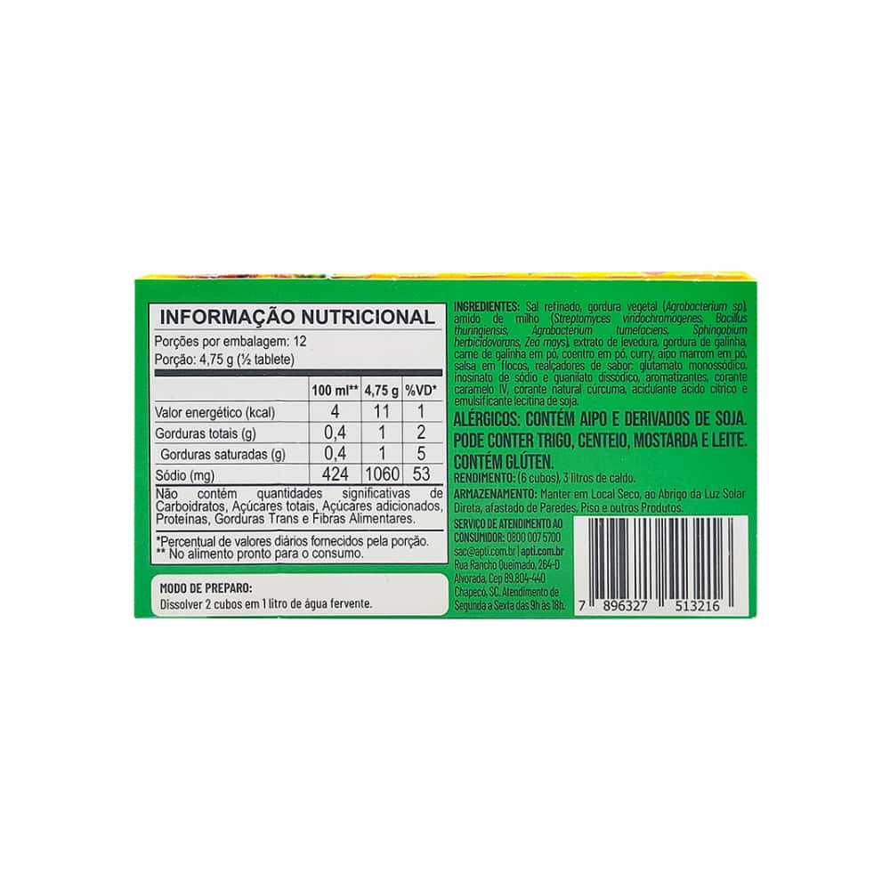 Caldo sabor gallina (5 x 57 g / 2.01 oz) - Miniatura 3