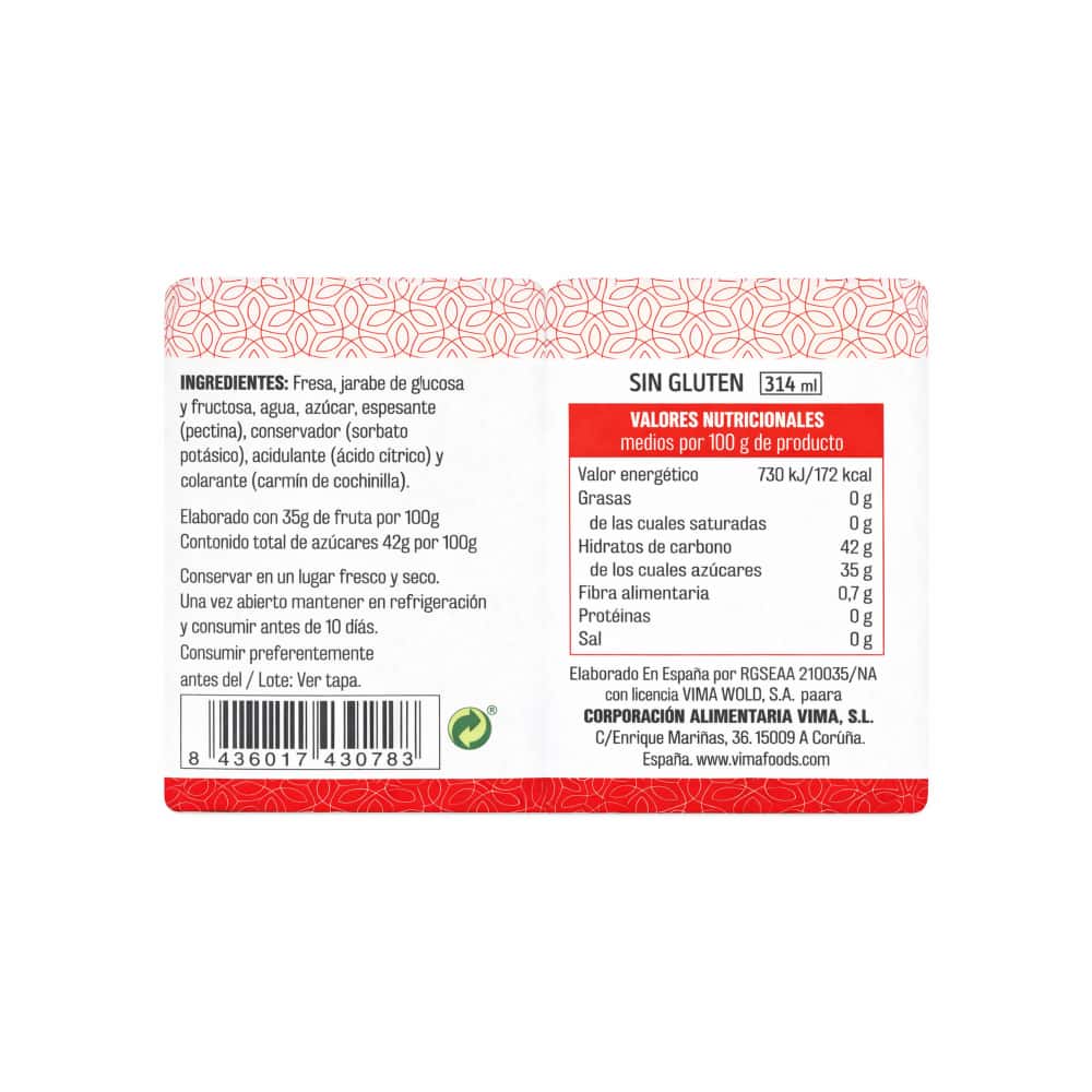 Confitura de fresa Vima Foods (340 g / 11.99) - Miniatura 7