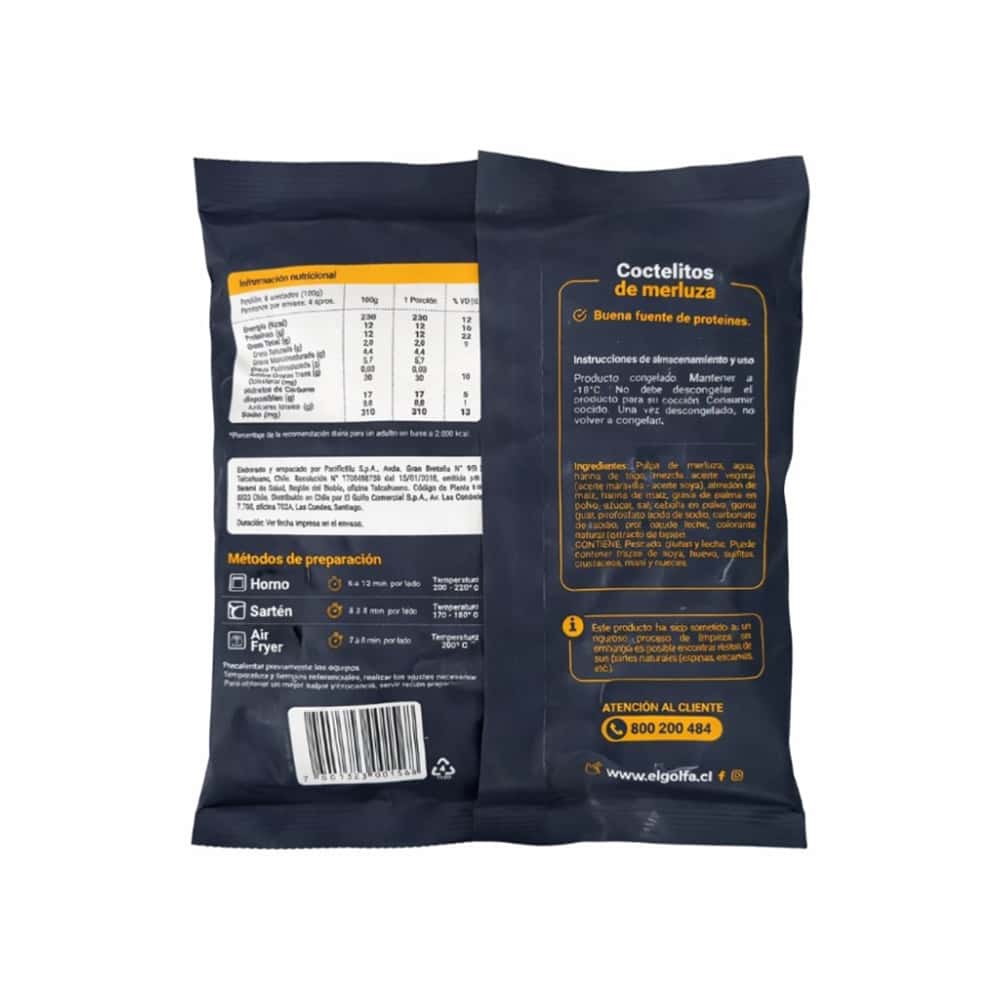 Coctelitos de merluza El Golfo (400 g / 14.1 oz) - Miniatura 4