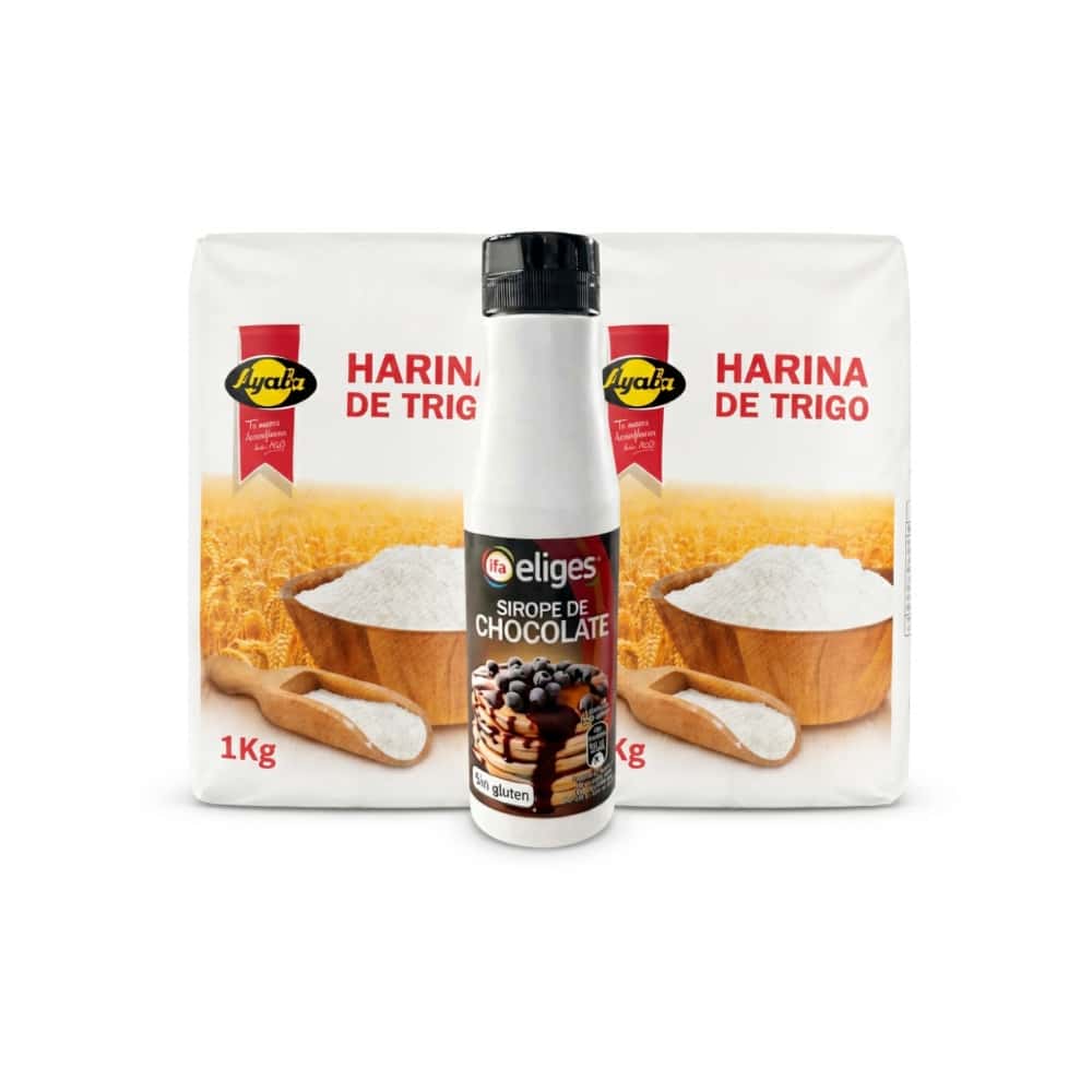 Harina de trigo + sirope de chocolate - Miniatura 1