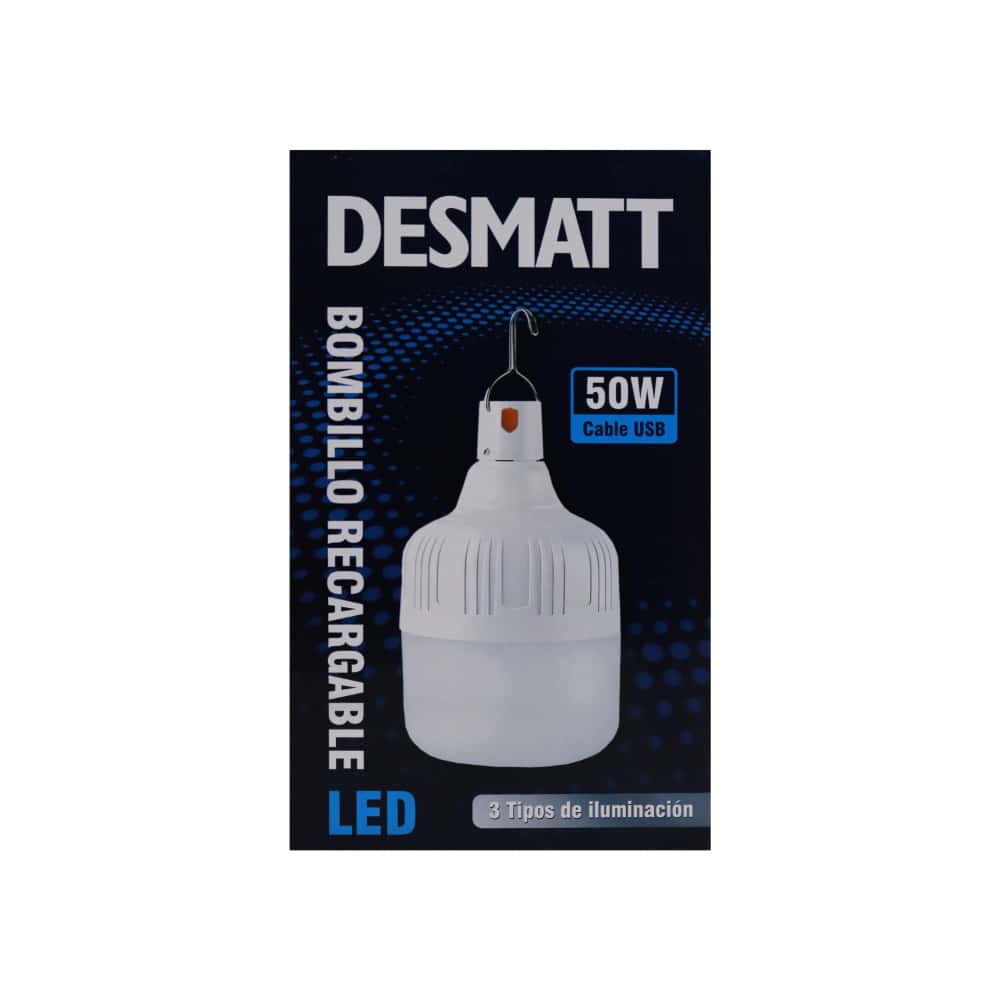 Bombillo recargable LED 50 W Desmatt LRB120 - Miniatura 4
