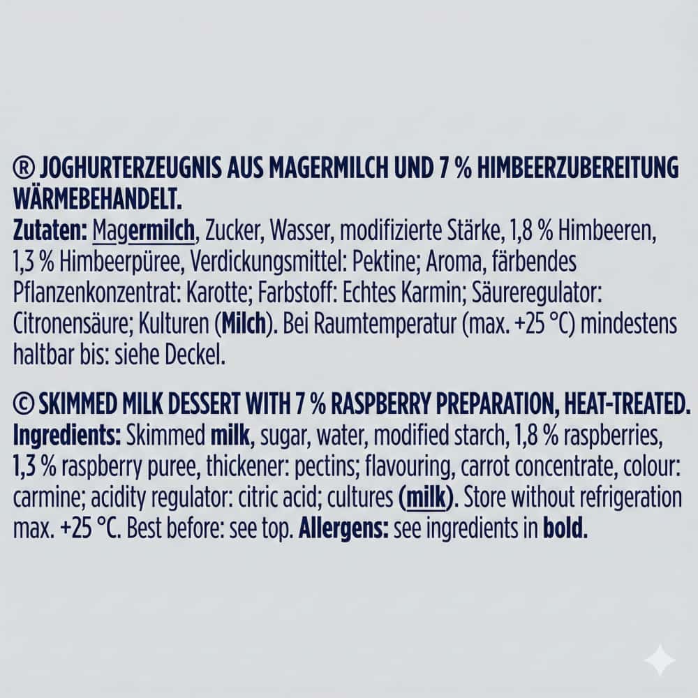 Yogur sabor mango Bauer Fru Fru (100g / 3.53oz) - Miniatura 3