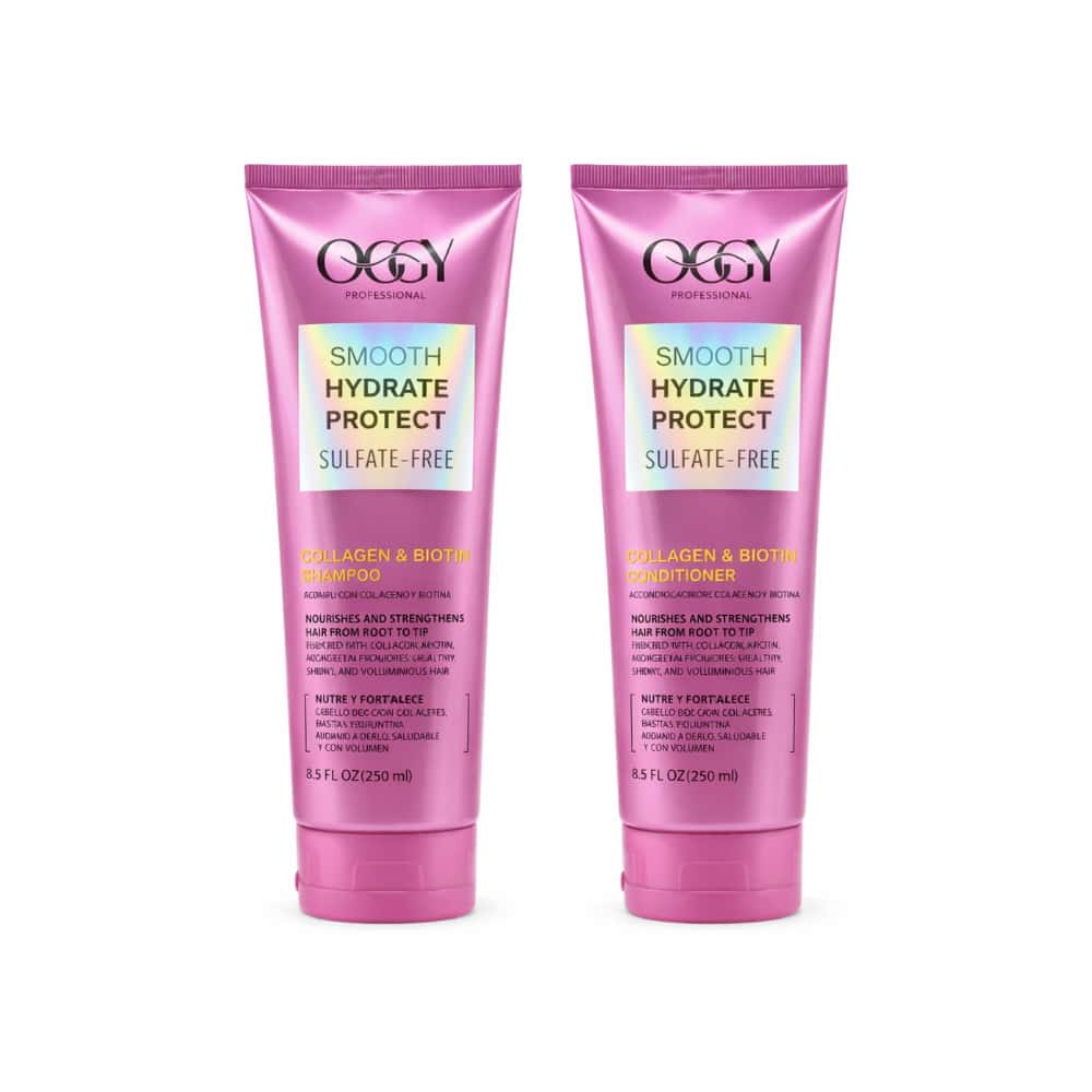 Set de champú y acondicionador con colágeno y biotina Ocgy Professional - Miniatura 1