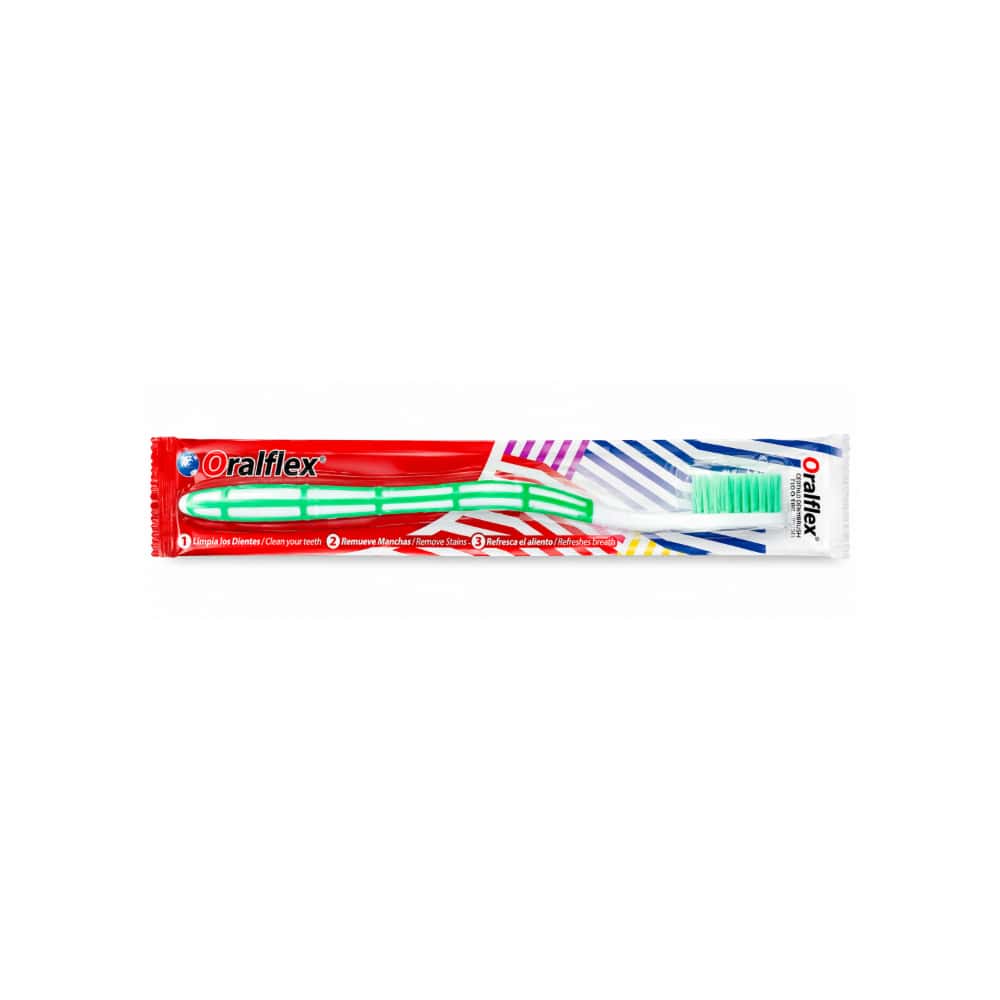 Cepillo de dientes verde Oralflex (1 U) - Miniatura 1