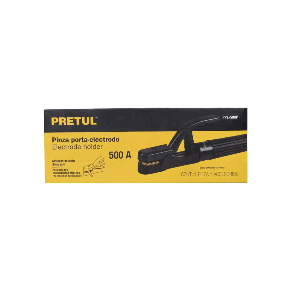 Pinza porta electrodo de 500 A Pretul - Miniatura 4