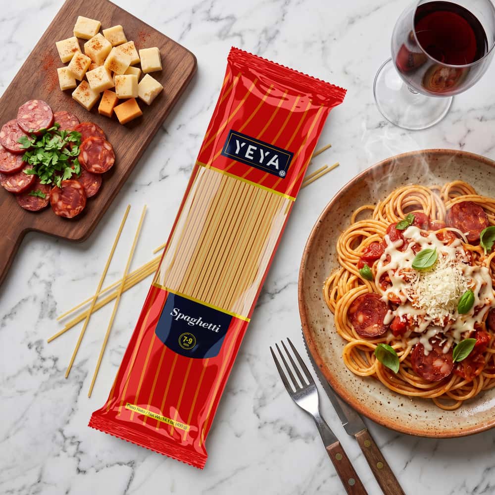 Espaguetis YEYA (4 x 400 g / 14.1 oz) - Miniatura 4