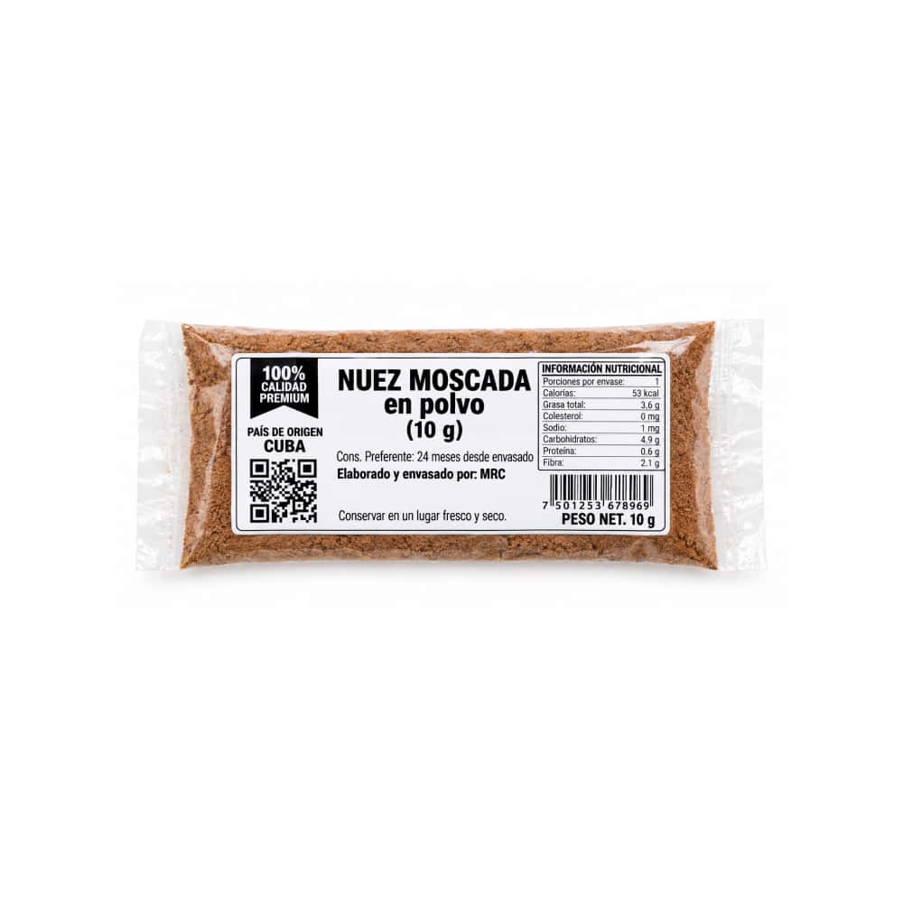 Nuez moscada en polvo MRC (10 g) - Miniatura 1