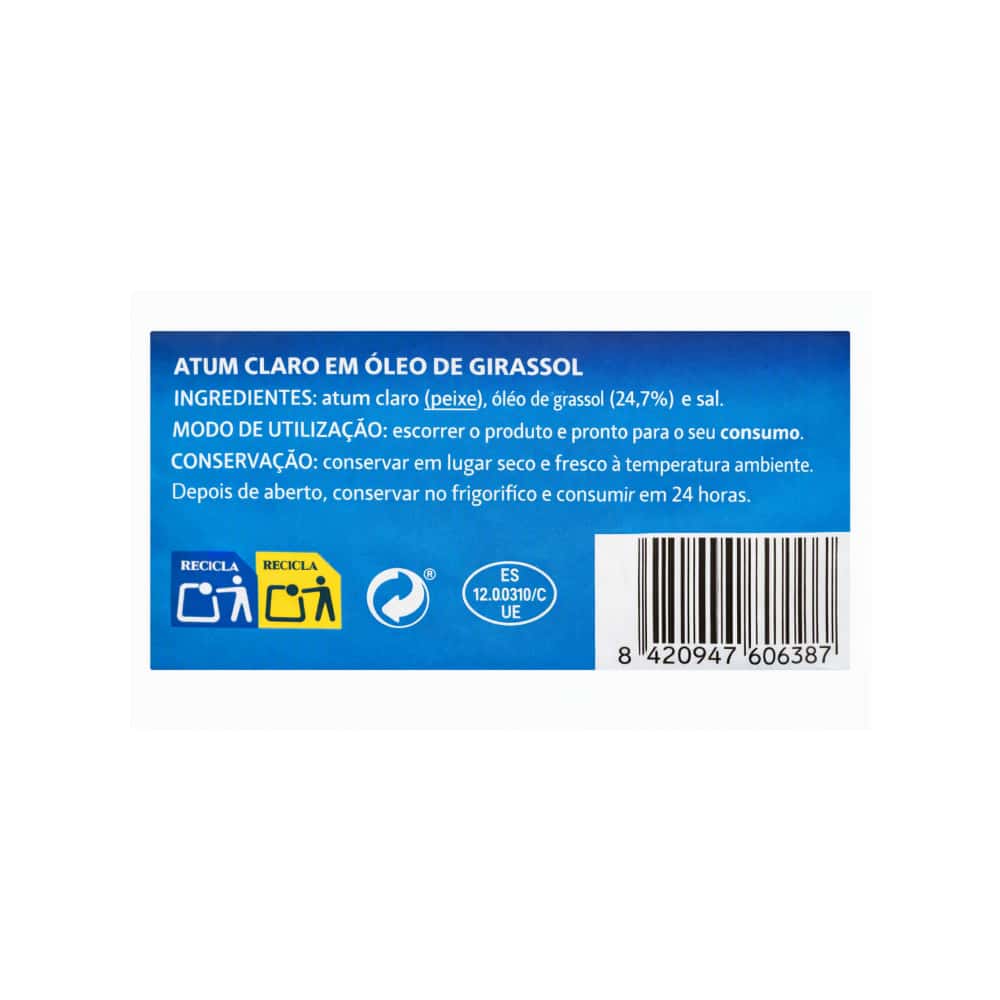 Atún claro en aceite de girasol Ayala (210 g / 7.41 oz) - Miniatura 4
