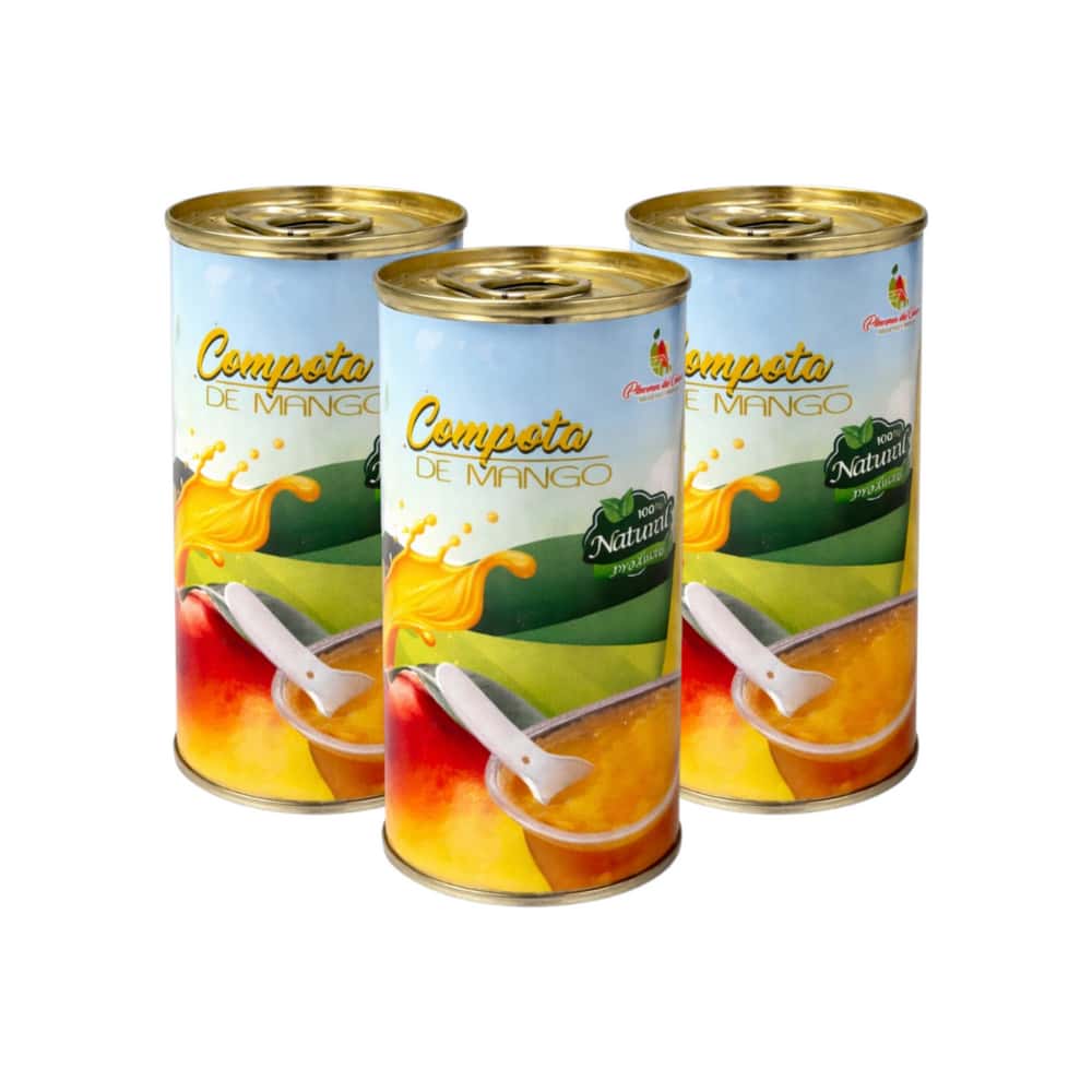 Compota de mango Placeres del Campo (3 X 200 g / 7.05 oz) - Miniatura 1