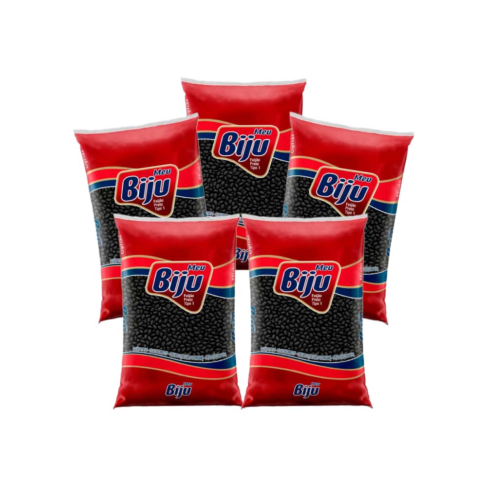 Frijoles negros MEU BIJU (5 x 1 kg / 2.2 lb) - Miniatura 1