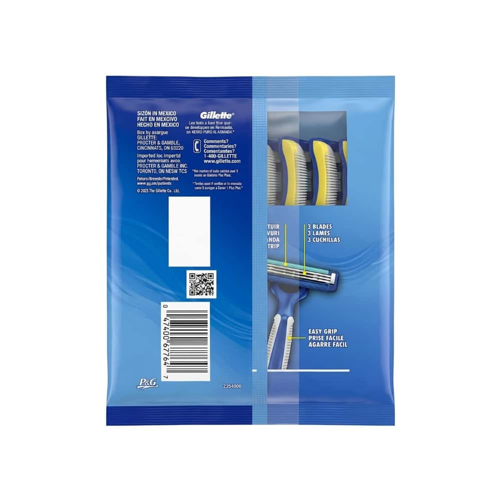 Máquina de afeitar desechable Gillette Sensor 3 Simple (12 U) - Miniatura 2