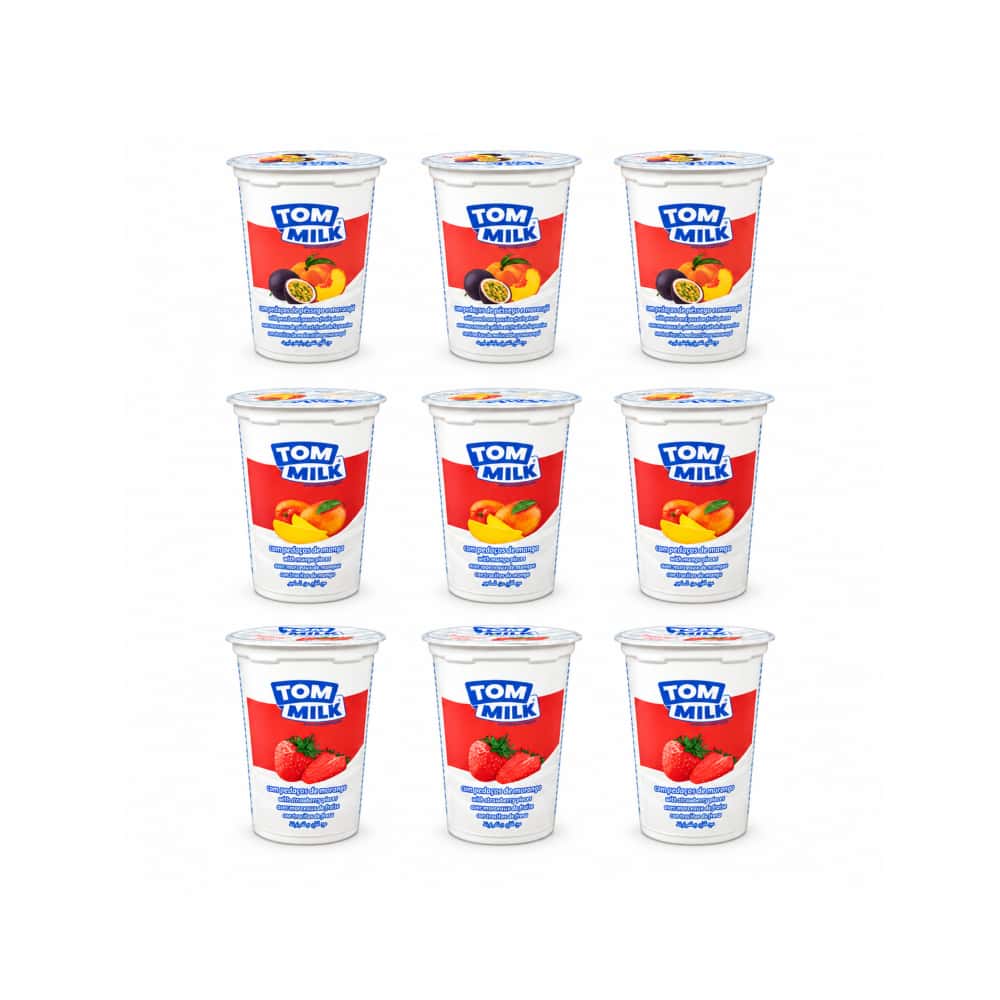 Combo mixto de yogures Tom Milk (9 x 500 g / 1.10 lb) - Miniatura 1