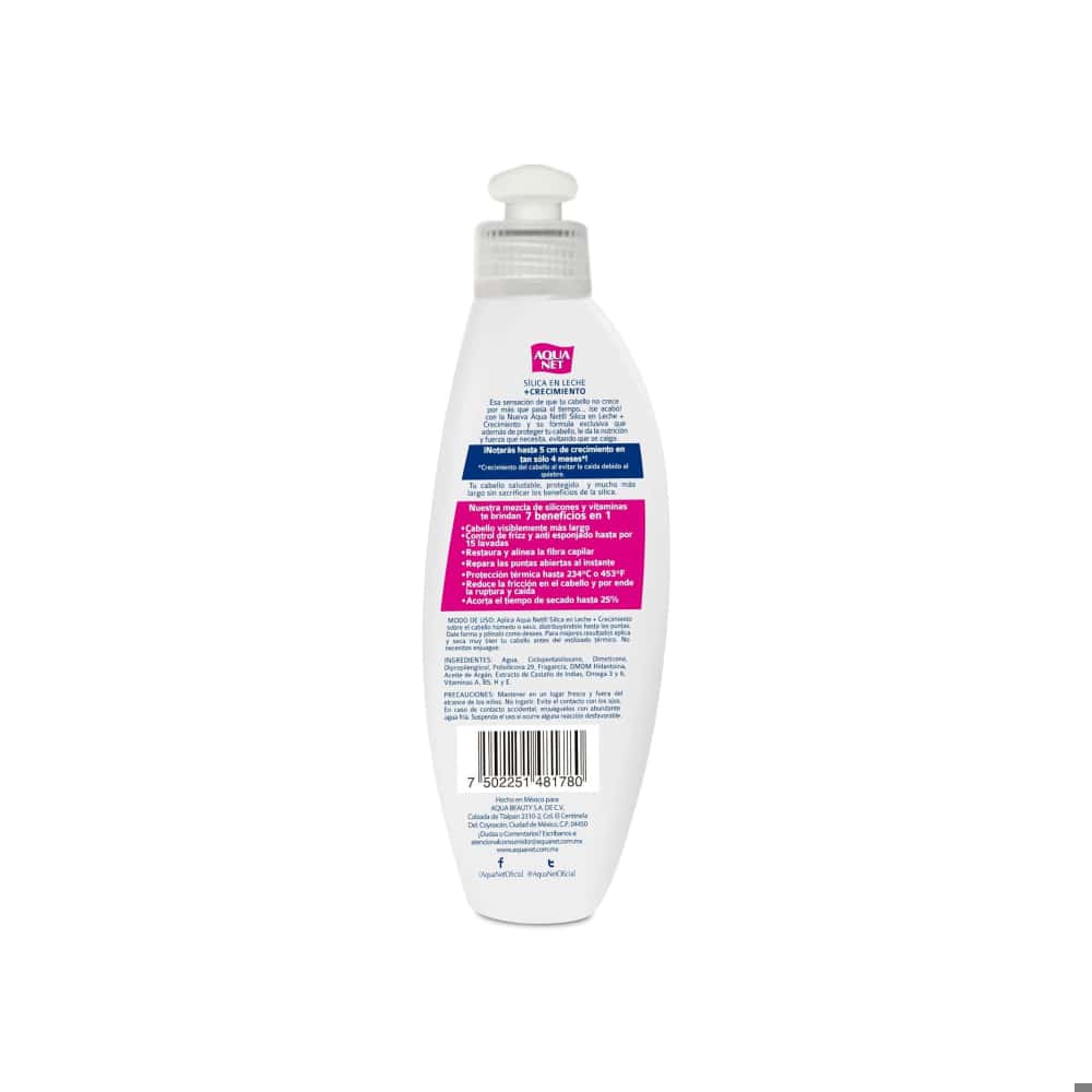 Sílica en leche para el cabello Aqua Net (120 ml) - Miniatura 3