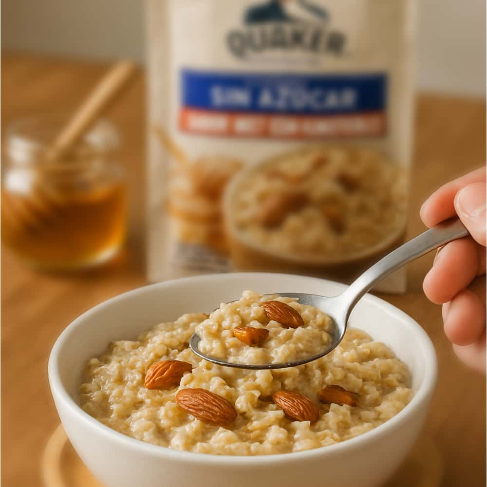 Combo de cereal para desayuno sin azúcar quaker sabor arándanos (40 g / 1.41 oz) + manzana y canela (35 g / 1.23 oz) + miel con almendras (35 g / 1.23 oz) - Miniatura 3