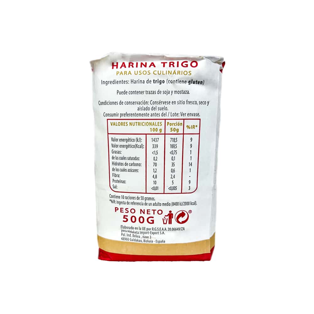 Harina de trigo Aldaketa (500 g / 1.10 lb) - Miniatura 2
