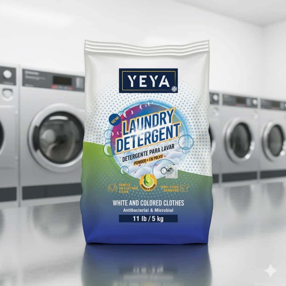 Detergente en polvo con aroma a limón YEYA (5 kg / 11 lb) - Miniatura 2