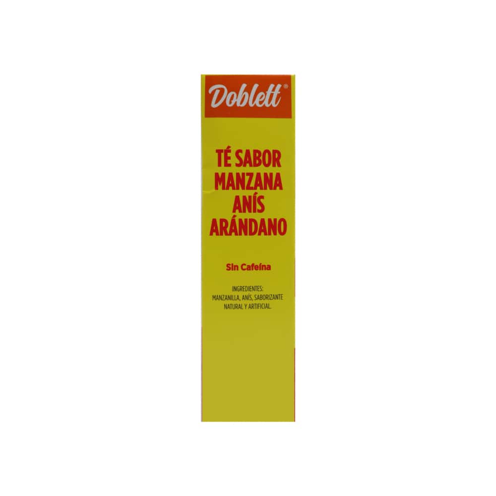 Té de manzana anís árandano sin cafeína Doblett (19.2 g) - Miniatura 4