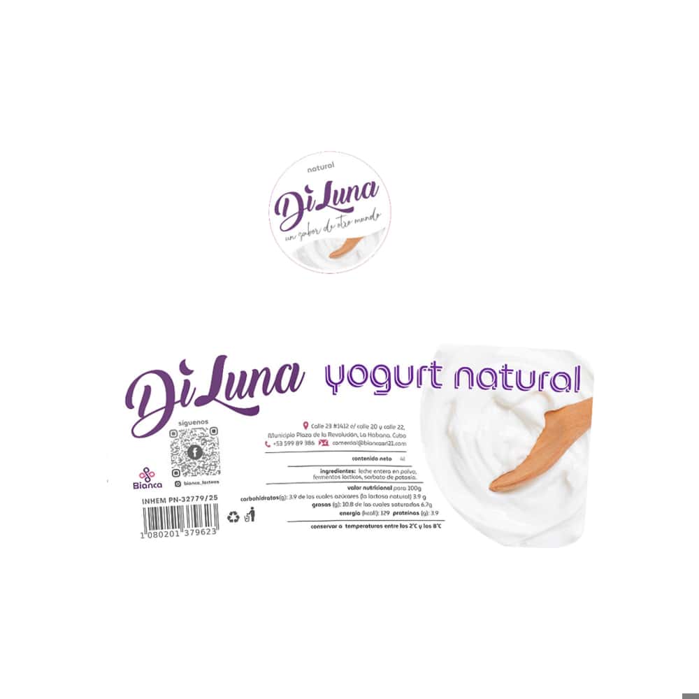 Yogurt natural Diluna (4 L) - Miniatura 4