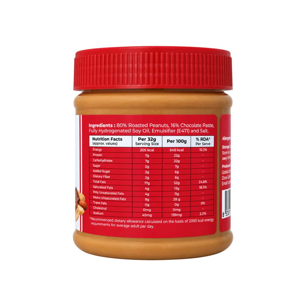 Crema de maní con chocolate La Delicia (350 g / 12.3 oz) - Miniatura 3