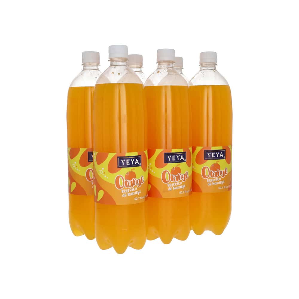 Refresco gaseado de naranja YEYA (6 x 1.5 L / 50.7 fl oz) - Miniatura 1