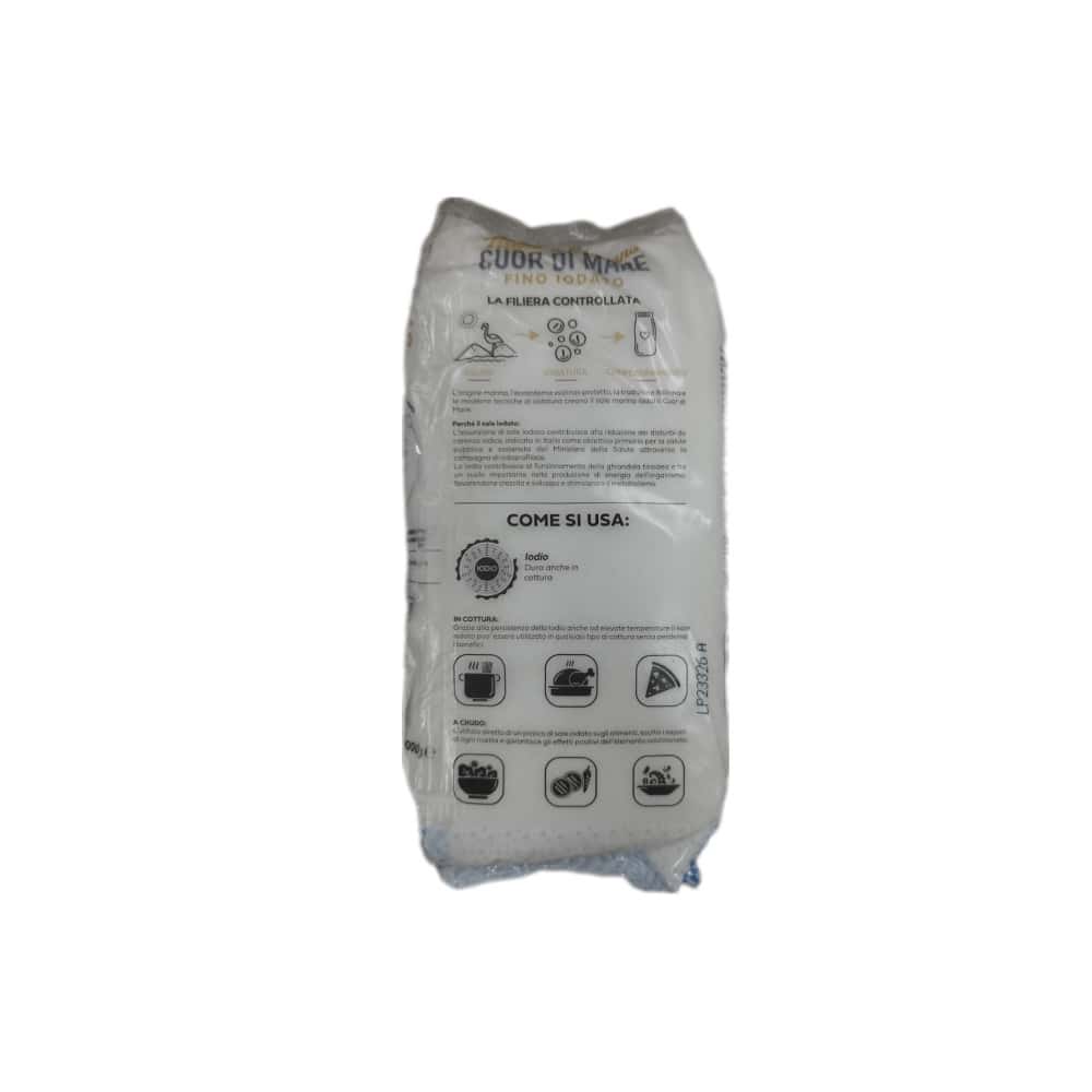 Sal fina marina yodada Cuor di Mare (1 kg / 2.2 lb) - Miniatura 6