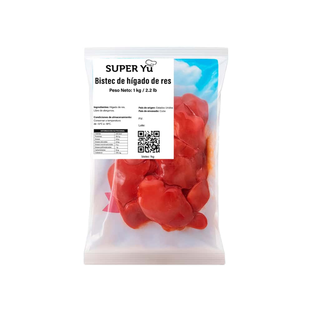 Bistec de hígado de res Super Yu (1 kg / 2.2 lb) - Miniatura 3