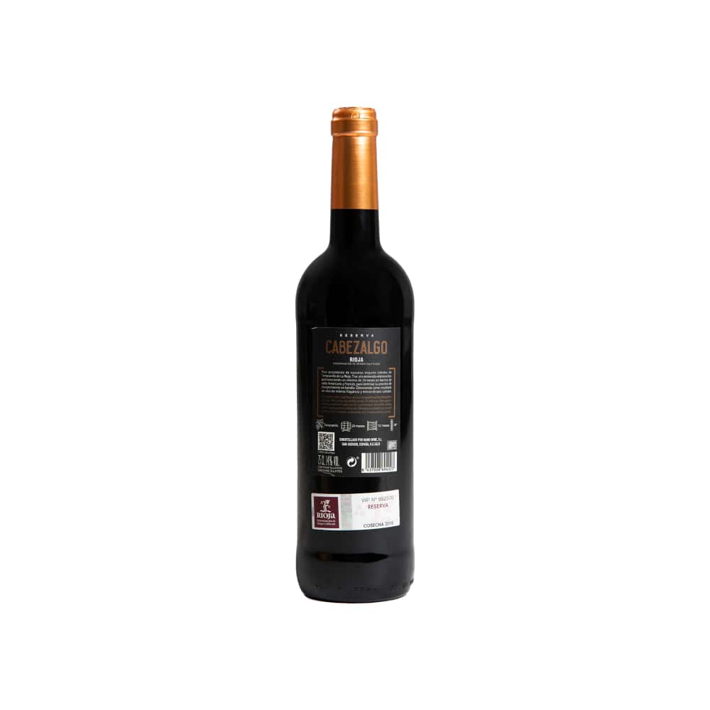 Vino tinto Rioja Reserva Cabezalgo (750 ml) - Miniatura 3
