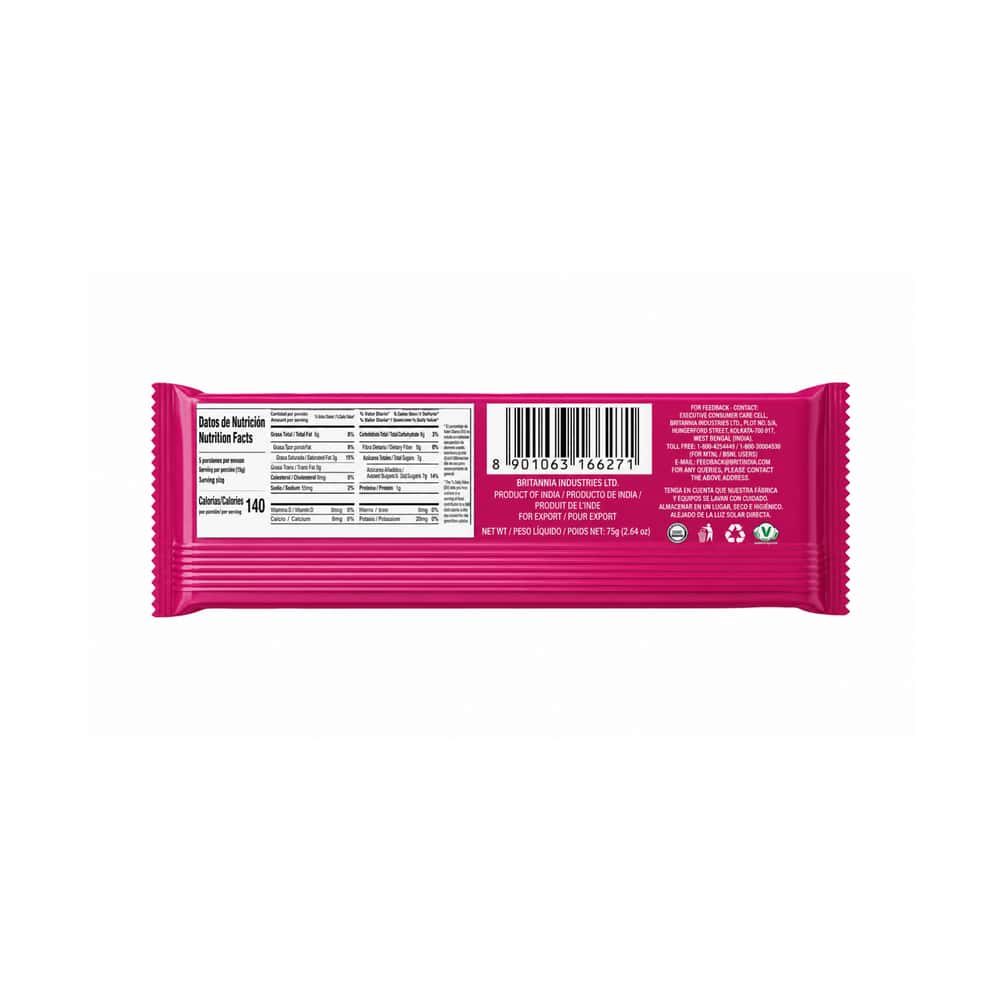 Galletas sándwich con crema sabor fresa Britannia Tiger (75 g / 2.64 oz) - Miniatura 2