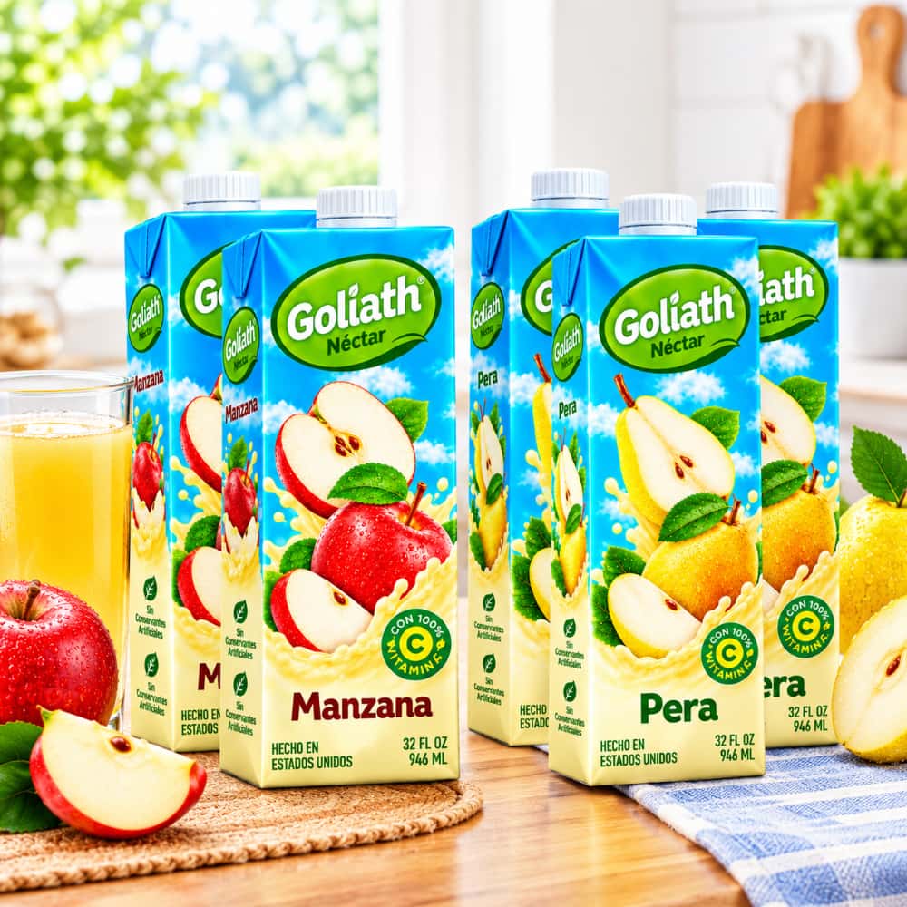 Néctares de manzana y pera Goliath (6 x 946 ml / 32 oz) - Miniatura 5