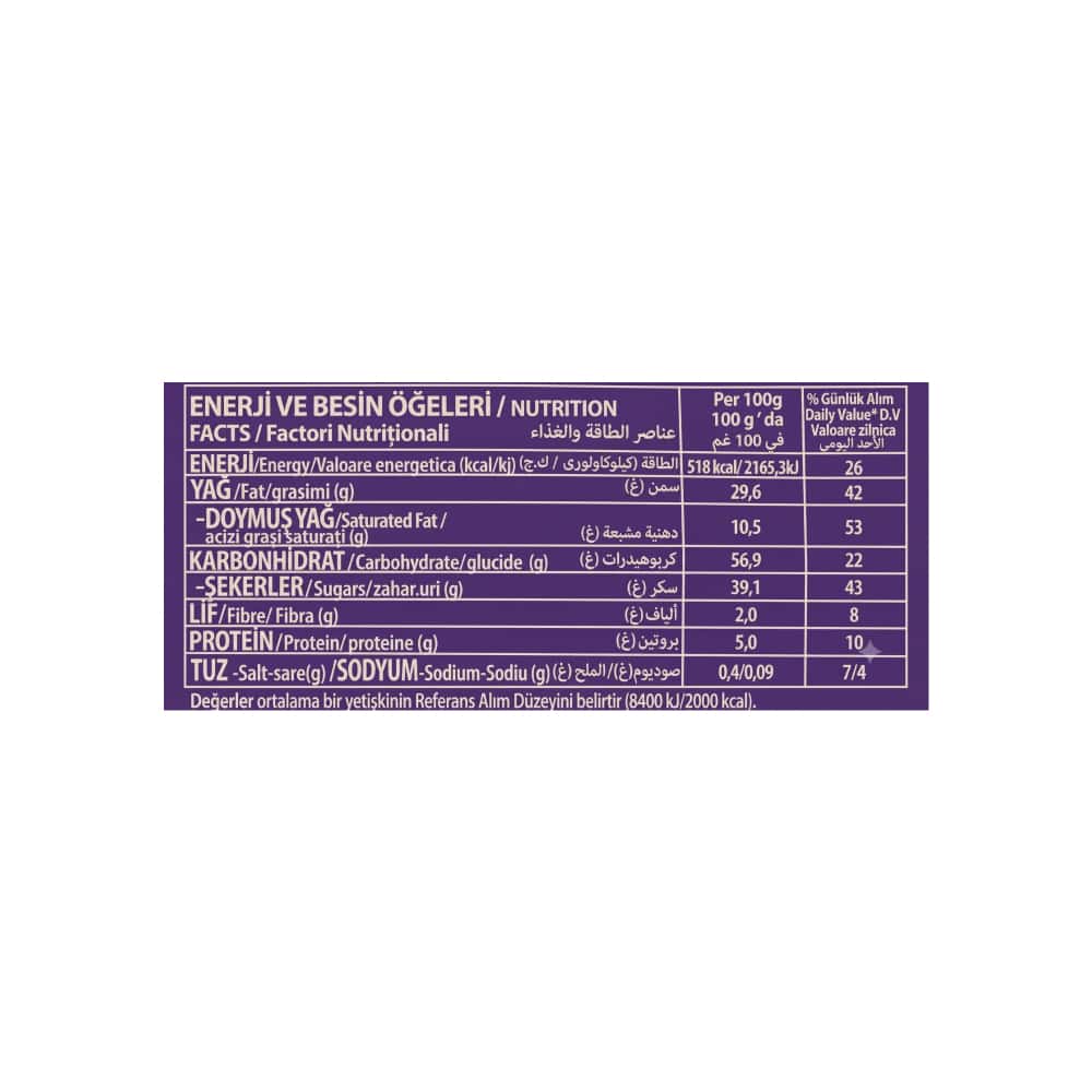 Galleta de vainilla rellena con crema de chocolate Paradise Funny Face Simsek (22 g) - Miniatura 3