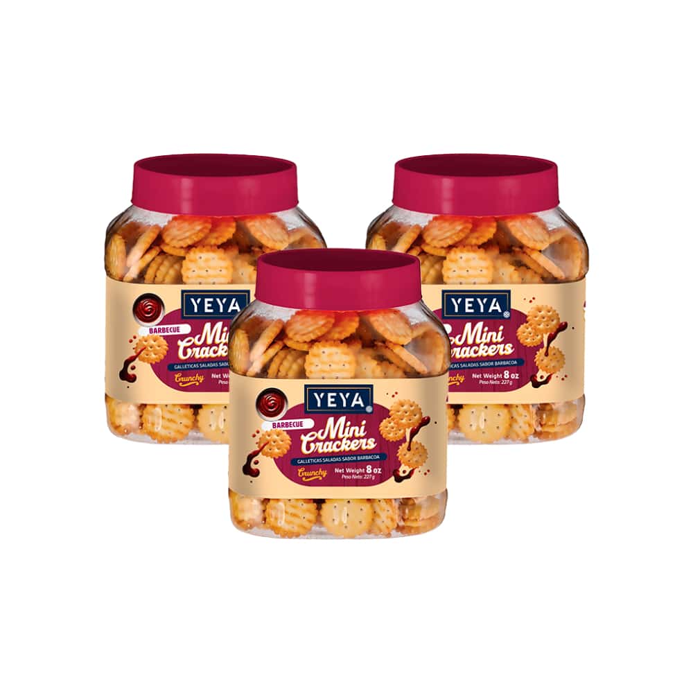 Galleticas saladas sabor barbacoa YEYA (3 x  227 g ) - Miniatura 1