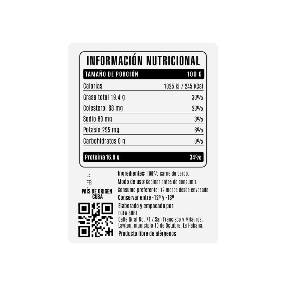 Picadillo de cerdo Cosecha Real (1 kg / 2.2 lb) - Miniatura 4