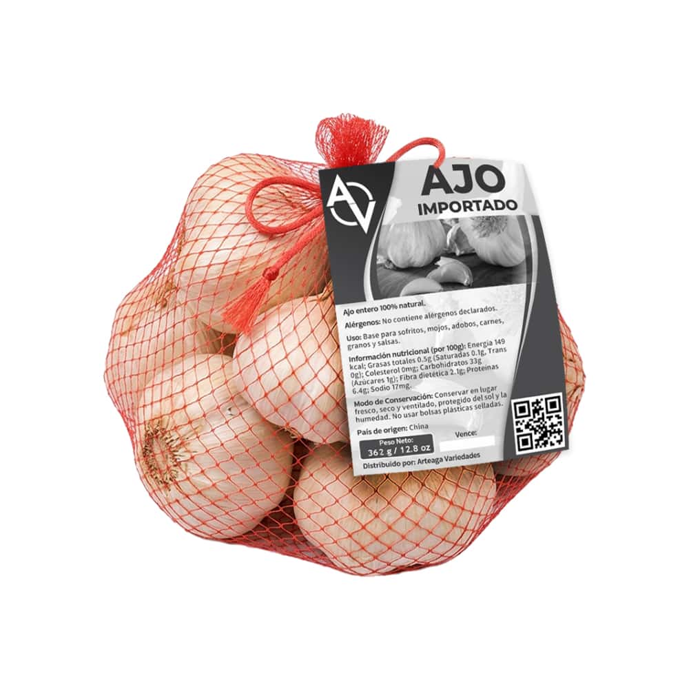 Ajo importado Artega Variedades (362 g / 12.8 oz) - Miniatura 2