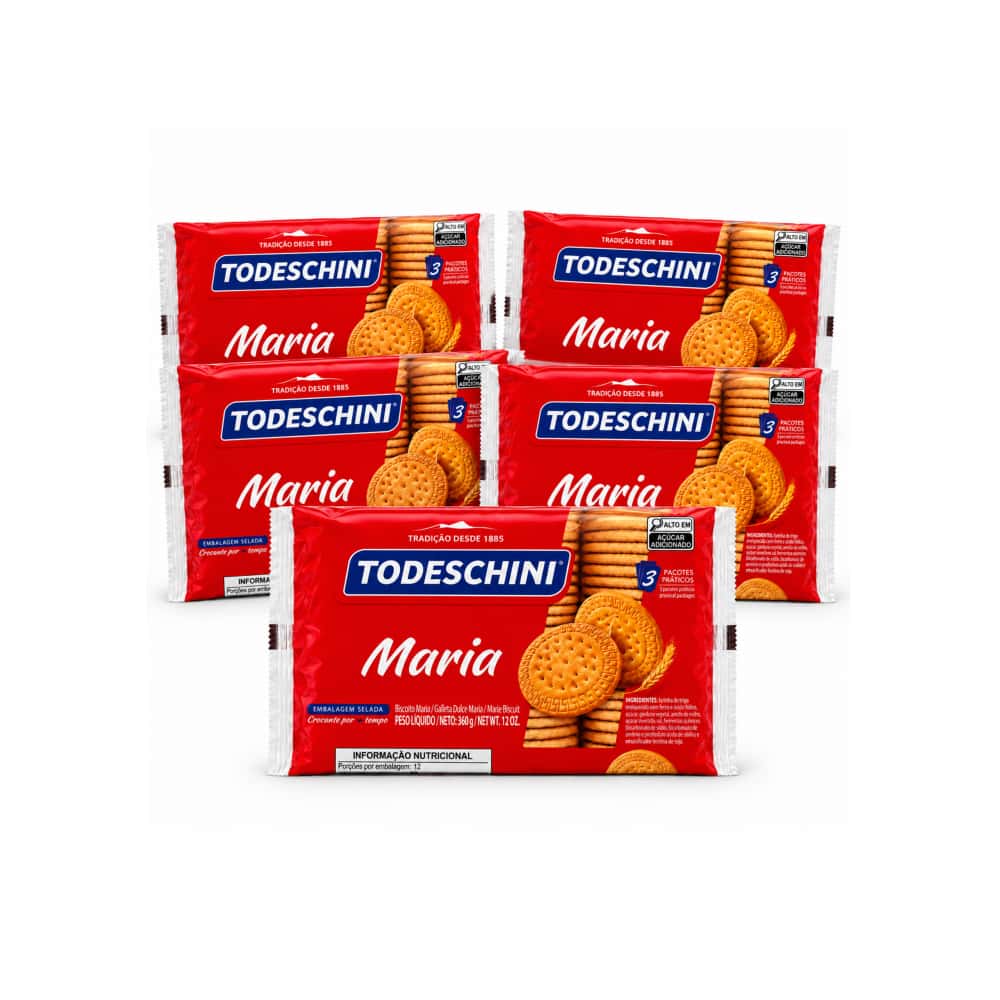 Galletas María Todeschini (5 x 360 g / 12.7 oz) - Miniatura 1