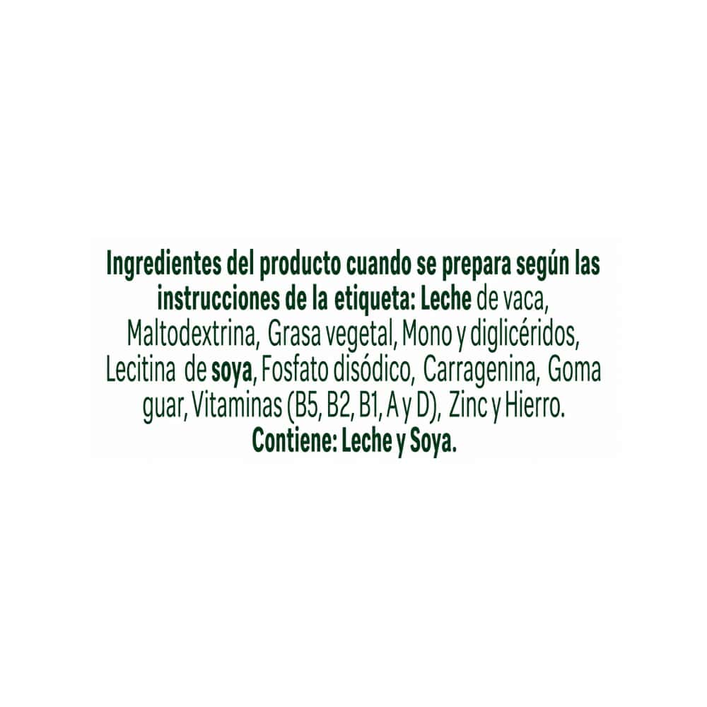 Producto lácteo combinado con grasa vegetal en polvo Nutri (120 g / 4.23 oz) - Miniatura 3