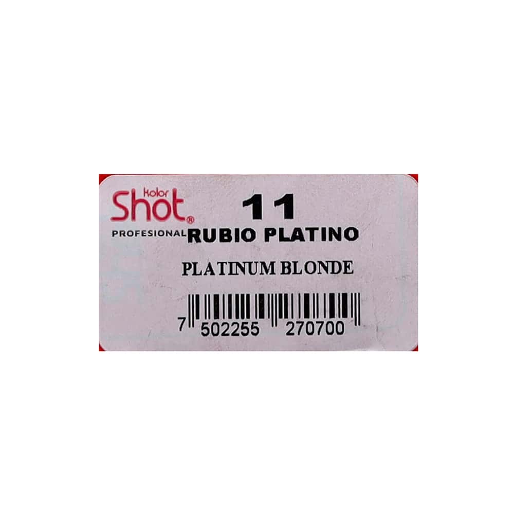 Tinte en crema rubio platino 11 Kolor Shot (90 g / 3.17 oz) - Miniatura 2