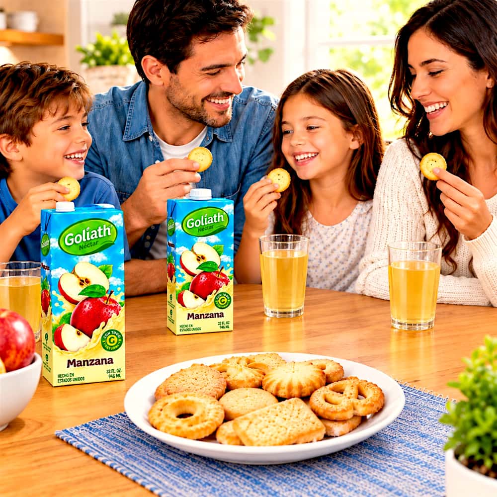 Galletas danesas y jugos de manzana - Miniatura 4