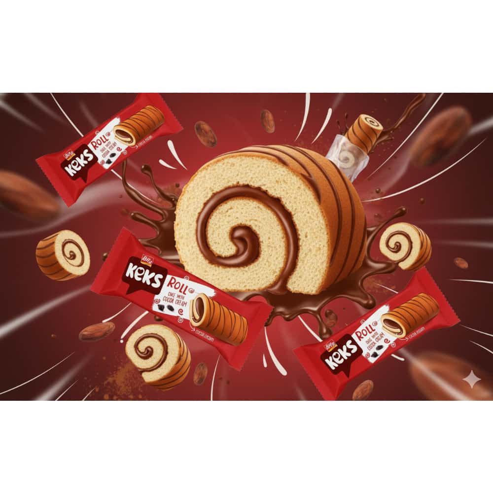 Tortas rollo con crema de cacao Keks Bifa (12 x 50 g / 1.76 oz) - Miniatura 5