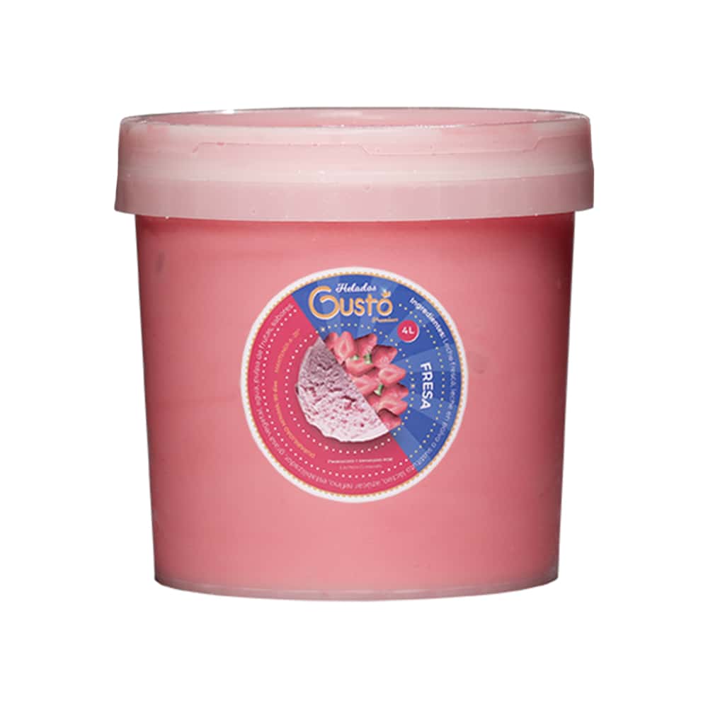 Helado Premium de fresa Gustó (4 L) - Miniatura 2