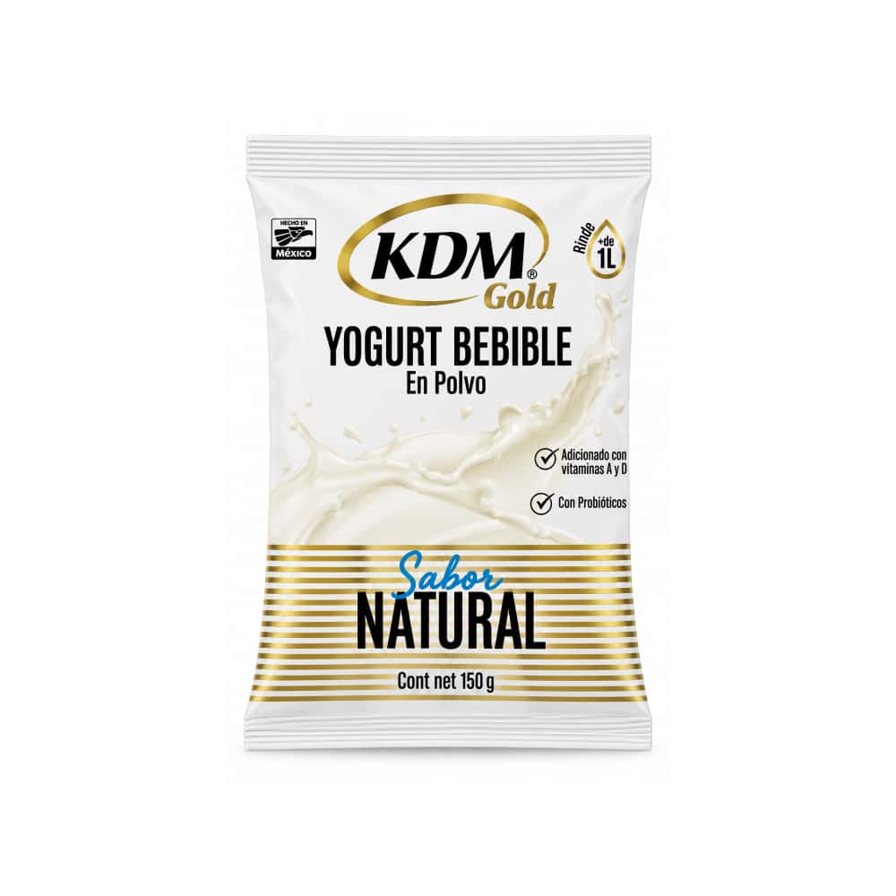 Yogurt en polvo bebible sabor natural KDM Gold (150 g / 5.29 oz) - Miniatura 1